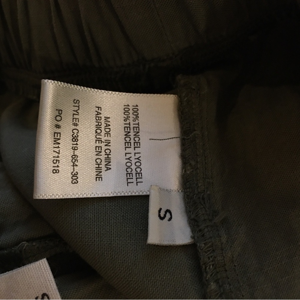 Cloth & Stone Anthropologie Army Green Pull On Pants - Picture 6 of 6